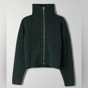 Aritzia Wilfred Free Marilyn Sweater Green